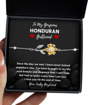 Honduran Girlfriend Bracelet Gifts - Sunflower Bracelet Jewelry Valentines Day  - £39.92 GBP