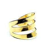Ear Cuff Triband Helix Ear Cuff Gold Plated 3 Banded Triple Band Body Jewellery - $3.76 - $5.17