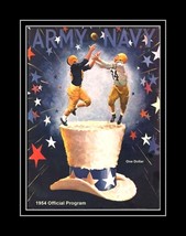 Vintage 1954 Army Navy Football Poster Print Military Reunion Wall Art Gift - £17.53 GBP+