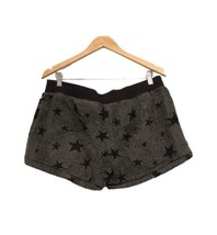 PJ Salvage Pajama Shorts Womens Small Cozy Stars  Fleece Loungewear - £15.14 GBP