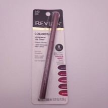 Revlon Colorstay Lipliner w Pull Out Sharpener RAISIN 640 SLIGHT TEAR IN... - $12.86