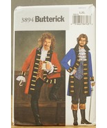 NOS Butterick 3894 Costume Sewing Pattern Male Pirate Captain Hook LG XL... - £12.59 GBP
