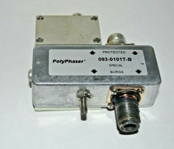 Polyphaser 093-0101T-B  Coaxial RF Surge Suppressor - $28.49