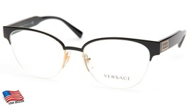 New Versace Mod 1265 1433 Black Eyeglasses Frame 53-17-140mm Italy - £95.98 GBP