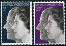 ZAYIX Great Britain 683-684 MNH Royalty Elizabeth II Prince Phillip 021023S79 - £1.18 GBP