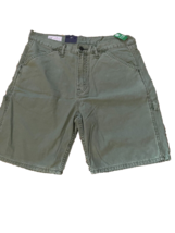 Men&#39;s Gap Relaxed Fit, Style Carpenter Army Green Shorts Size 36 NWT - £18.82 GBP