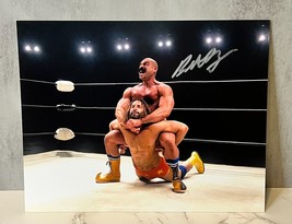 Brett Azar- Iron Sheik (Young Rock) Signed Autograph 8x10 WWE WWF WCW TNA AEW - £7.64 GBP