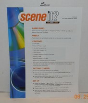 2003 Mattel Scene It 1st edition DVD Game Replacement Instructions - $9.65