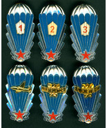 CZECHOSLOVAKIA, PARA WINGS, SET OF 6, CIRCA 1980&#39;s, COMPLETE SET, VINTAGE - $61.74 CAD