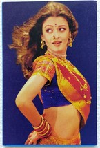 Tarjeta postal original antigua rara del actor de Bollywood Aishwarya Ra... - $15.01
