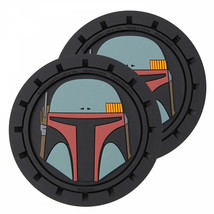 Star Wars Boba Fett Car Cup Holder Coaster 2-Pack Black - £18.73 GBP