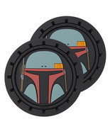 Star Wars Boba Fett Car Cup Holder Coaster 2-Pack Black - £17.90 GBP