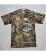 Advantage Timber Men&#39;s Camo T Shirt Size S Small Short Sleeve Casual Moose - $19.87