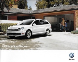 2013 Volkswagen JETTA SPORTWAGEN sales brochure catalog US 13 VW TDI wagon - $171.32 MXN