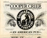 Cooper Crier Menu CopperSmith&#39;s Pub &amp;d Brewery Summer 1991 Fort Collins ... - £14.79 GBP