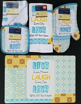 Kitchen Linen &amp; Placemats Live Every Moment Theme, Select: Item(s) - $6.52+