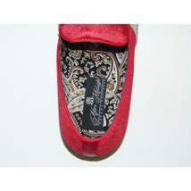 Men Formal shoes After midnight Velvet silver Crystal Slip on 6715 Red/Silver image 8
