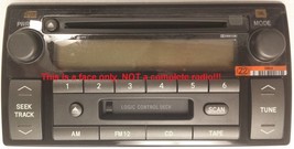 Toyota Camry AD6806 CD Cassette radio FACE. Have worn stereo buttons? So... - $12.75
