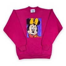 Vintage 90s Minnie Mouse Sweatshirt Disney Crewneck Youth 14/16 large - £15.28 GBP