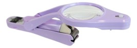 Made In Japan Precision Blade LED Magnifying Glass Loupe &amp; Stopper Nail Clipper - £27.90 GBP