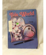 vintage Tole World Magazine Patterns fine art decorative Painting July 1984 - €8,67 EUR