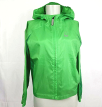 Sierra Designs Rain Shell Hooded Jacket Packable microlight green kids Size M - £14.34 GBP