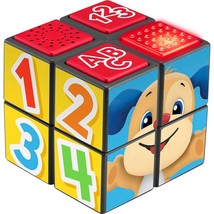 Fisher-Price Laugh &amp; Learn Puppys Activity Cube, Interactive Baby Learning Toy w - £11.76 GBP