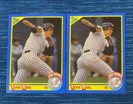 Pair 1990 Score Kevin Maas #606 New York Yankees RC Rookie Card 974A - £0.78 GBP