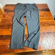 Nordstrom Rack Mens Gray Trim Fit Dress Pants Size 34x30 Polyester Blend - $8.71