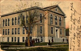 Red Oak, Iowa, High School Building, Exterior divided back 1908 postcard - bk42 - £6.22 GBP
