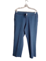J. Jill Purejill Indigo Slim Crops Pullon Pants Dark Wash Womens Size Med Petite - £26.41 GBP