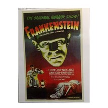 Frankenstein (1931) Boris Karloff 7.5”x11&quot; Laminated Mini Movie Poster P... - £7.84 GBP