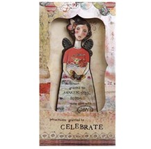 Kelly Rae Roberts ‘Permission To Celebrate’ Angel Ornament Photo Frame Card - £13.51 GBP