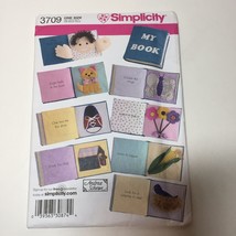 Simplicity 3709 Soft Book Cat Butterfly Shoe Dog Bird Nest Flower - $12.86