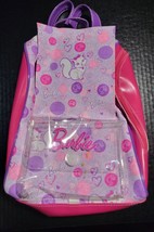 Barbie Just Play Backpack Carrier Mattel Kitty Cat Toy Storage Bag - £6.25 GBP
