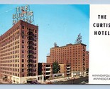 Il Curtis Hotel Minneapolis Minnesota Mn Cromo Cartolina P6 - $3.03