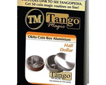 Okito Coin Box Aluminum Half Dollar (A0004) by Tango Magic - £15.78 GBP