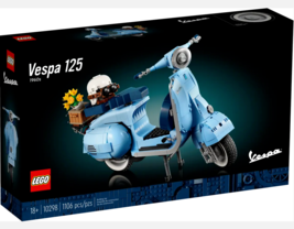 LEGO Icons: Vespa 125 (10298) 1106 Pcs NEW Factory Sealed (See Details) - £88.97 GBP
