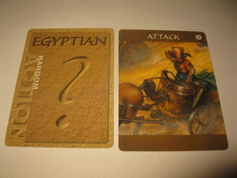 2003 Age of Mythology Board Game Piece: Egyptian Random Card - Attack 5 - £0.77 GBP