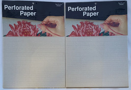 2 Packs White Perforated Paper for Cross Stitch, 2-9x12 sheets/pack,14 count - £11.16 GBP