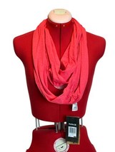 Hurley Nwt Infinity Helix Scarf Dyed Lightweight Pink New - £19.35 GBP