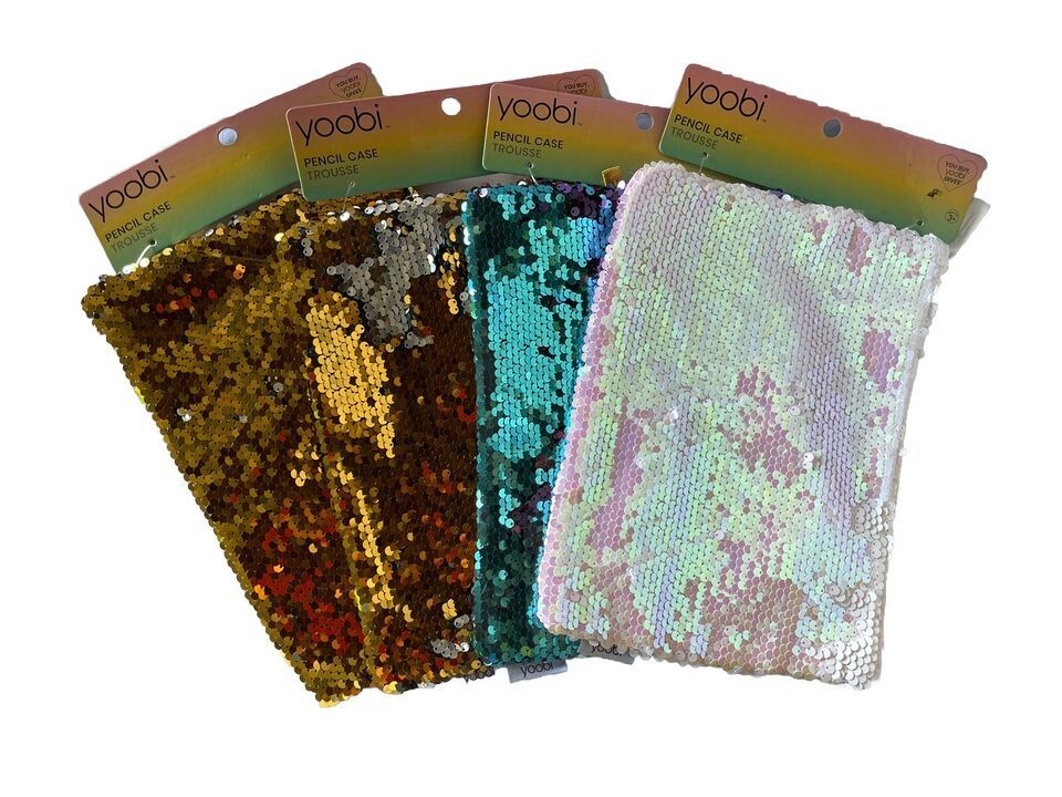 Yoobi Pencil Pouch Case Sequin - $5.23