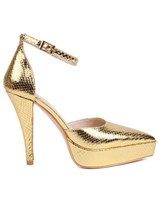 Spring and Summer New Women&#39;s High Heels Waterproof Platform Gold Silver Fashion - £44.38 GBP