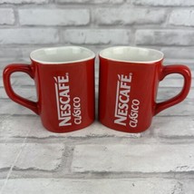 Nescafe Clasico Red Cup Mug Coffee Tea Collectible Gift 8oz - £19.01 GBP