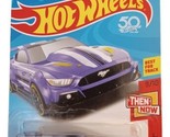 Hot Wheels - 2018 Then and Now 9/10 Custom &#39;15 Ford Mustang 199/365 - $2.92