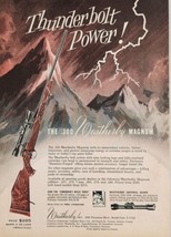 1961 Print Ad The .300 Weatherby Magnum Bolt Action Big Game Rifle South Gate,CA - £16.97 GBP