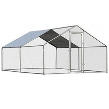 Large Walk in Shade Cage Chicken Coop with Roof Cover-13&#39; - £369.16 GBP