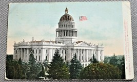 1908 State Capitol Sacramento California Posted San Francisco Undivided Litho - £3.38 GBP