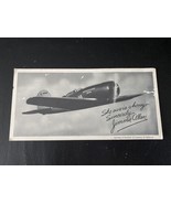 A 1930&#39;s Jimmie Allen Signed Photo of Him Flying The Monsoon 600 - $276.11 MXN