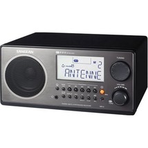 Sangean WR-2 AM / FM-RBDS Wooden Cabinet Digital Tuning Radio (Black) - £169.53 GBP